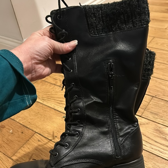 Bongo black winter boots size 8 - Picture 3 of 5